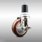 Service Caster 4 Inch 316SS Maroon Polyurethane Swivel 1-7/8 Inch Expanding Stem Caster Brake SCC-SS316EX20S414-PPUB-MRN-TLB-178 - alternate 2